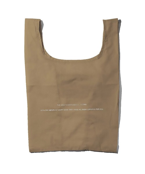 KiU(キウ)の「【KiU】WP AIR-LIGHT REUSABLE BAG K237(エコバッグ/サブバッグ・レディース・ブラック/ベージュ/グレー/カーキ・FREE)」の1枚目の写真
