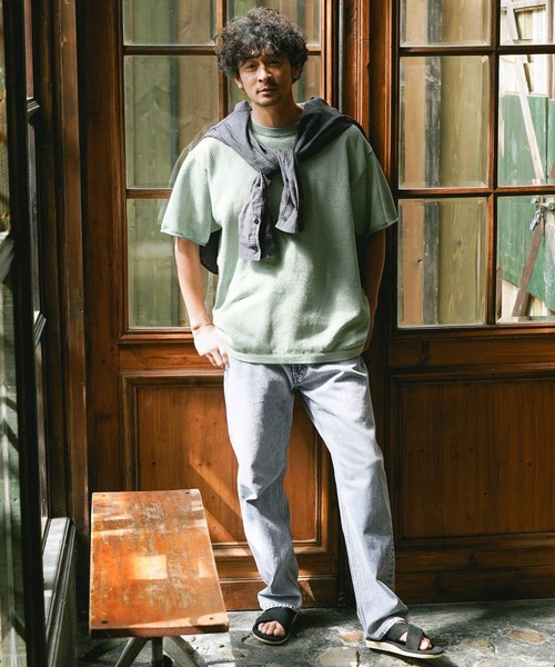 BAYFLOW（ベイフロー）の「【スタッフコラボ】ストレッチデニム テーパードパンツ 23SS（デニムパンツ・メンズ・ライトブルー/ブルー/インディゴブルー・SMALL/MEDIUM/LARGE）」の7枚目の写真