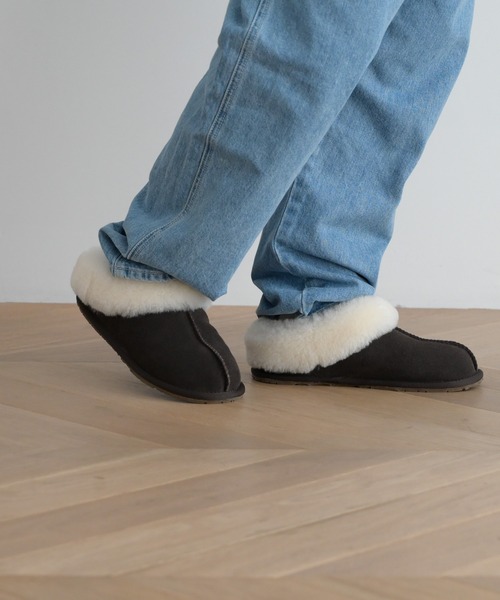 CANAL JEAN（キャナルジーン）の「El mar(エルマール) ムートンスリッポン（その他シューズ・レディース・ベージュ/ブラウン・SMALL/MEDIUM/LARGE）」の3枚目の写真