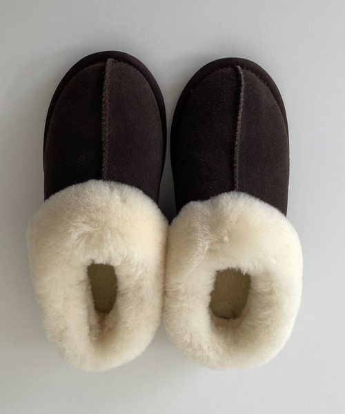 CANAL JEAN（キャナルジーン）の「El mar(エルマール) ムートンスリッポン（その他シューズ・レディース・ベージュ/ブラウン・SMALL/MEDIUM/LARGE）」の9枚目の写真