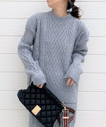Q | ケーブルニット(ニット/セーター)