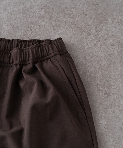 BRICK & SONS（ブリックアンドサンズ）の「ウールライク ストレッチワイドパンツ（スラックス・メンズ・ネイビー/ブラウン・S/M/L）」の4枚目の写真