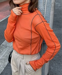 配色メローシアートップス