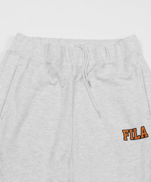 FILA(フィラ)の「FILA/フィラ ワンポイント ロゴ刺繍 ウエストゴム サイドスナップ ルーズシルエット イージーパンツ スウェットパンツ 裏毛(スウェットパンツ・メンズ・アッシュグレー/スミクロ/ケリー・S/M/L)」の9枚目の写真