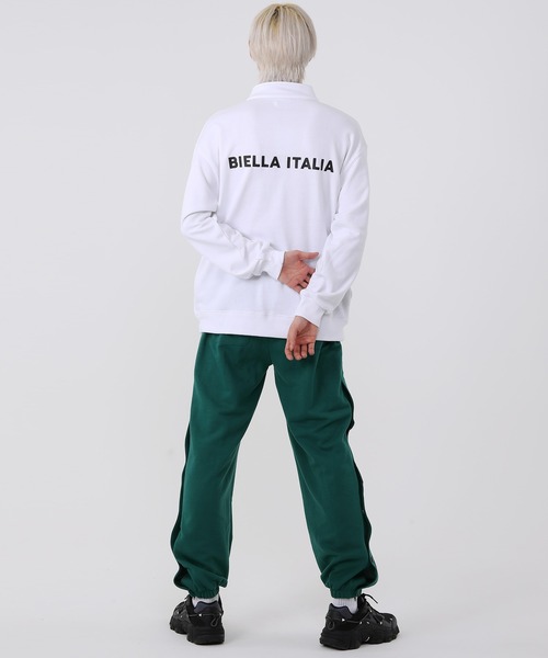 FILA(フィラ)の「FILA/フィラ ワンポイント ロゴ刺繍 ウエストゴム サイドスナップ ルーズシルエット イージーパンツ スウェットパンツ 裏毛(スウェットパンツ・メンズ・アッシュグレー/スミクロ/ケリー・S/M/L)」の5枚目の写真
