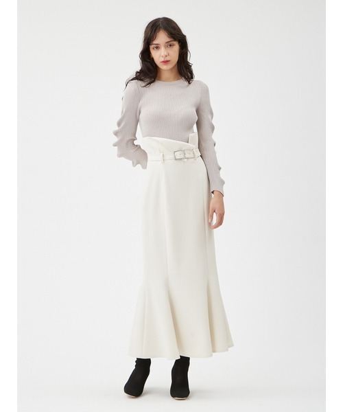 FRAY I.D チュールスリーブニットプルオーバー FRAY I.D（フレイ・アイディー） ＼20%OFF／即日発送/FRAY I.D フレイ