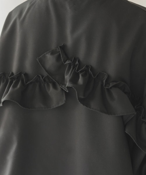 DONOBAN(ドノバン)の「モックフリルブルゾン(ブルゾン・レディース・ブラック・F)」の18枚目の写真