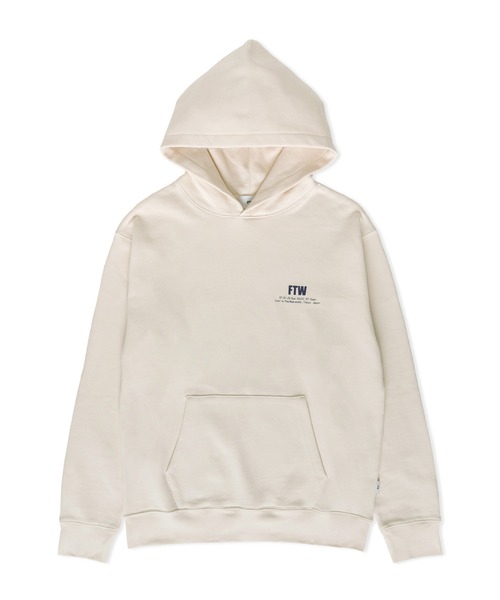 FTW（エフティダブリュー）の「FTW STANDARD LOGO HOODIE（パーカー・メンズ・ブラック/ブルー/アイボリー/ダークグリーン・LARGE/MEDIUM/SMALL）」の2枚目の写真