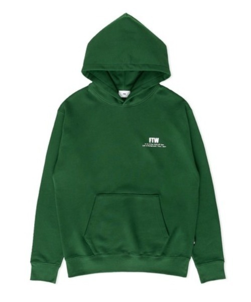 FTW（エフティダブリュー）の「FTW STANDARD LOGO HOODIE（パーカー・メンズ・ブラック/ブルー/アイボリー/ダークグリーン・LARGE/MEDIUM/SMALL）」の4枚目の写真
