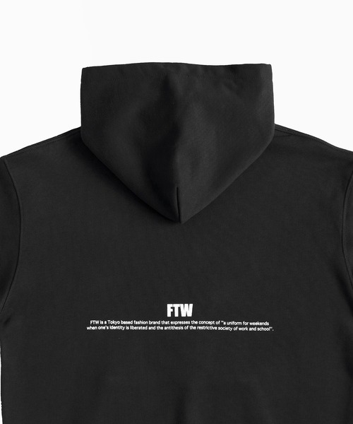 FTW（エフティダブリュー）の「FTW STANDARD LOGO HOODIE（パーカー・メンズ・ブラック/ブルー/アイボリー/ダークグリーン・LARGE/MEDIUM/SMALL）」の8枚目の写真