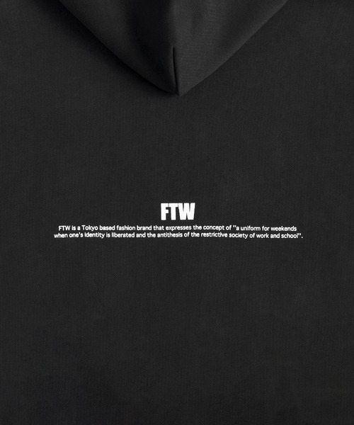 FTW（エフティダブリュー）の「FTW STANDARD LOGO HOODIE（パーカー・メンズ・ブラック/ブルー/アイボリー/ダークグリーン・LARGE/MEDIUM/SMALL）」の10枚目の写真