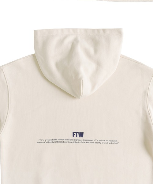FTW（エフティダブリュー）の「FTW STANDARD LOGO HOODIE（パーカー・メンズ・ブラック/ブルー/アイボリー/ダークグリーン・LARGE/MEDIUM/SMALL）」の19枚目の写真