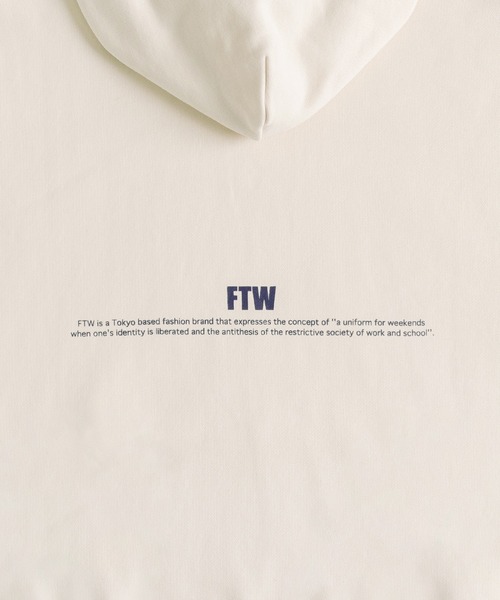 FTW（エフティダブリュー）の「FTW STANDARD LOGO HOODIE（パーカー・メンズ・ブラック/ブルー/アイボリー/ダークグリーン・LARGE/MEDIUM/SMALL）」の21枚目の写真