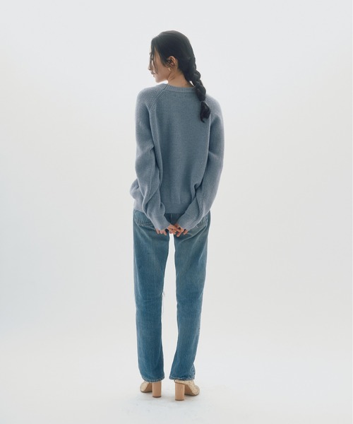 INSIIS(インシス)の「【セットアップ対応可】クルーネックニット(ニット/セーター・レディース・ホワイト/ブラック/ブルー・フリー)」の16枚目の写真