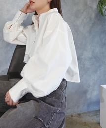 CORNERS | クロップドフレアブラウス(シャツ/ブラウス)