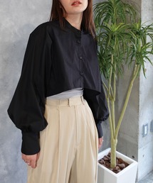 CORNERS | クロップドフレアブラウス(シャツ/ブラウス)