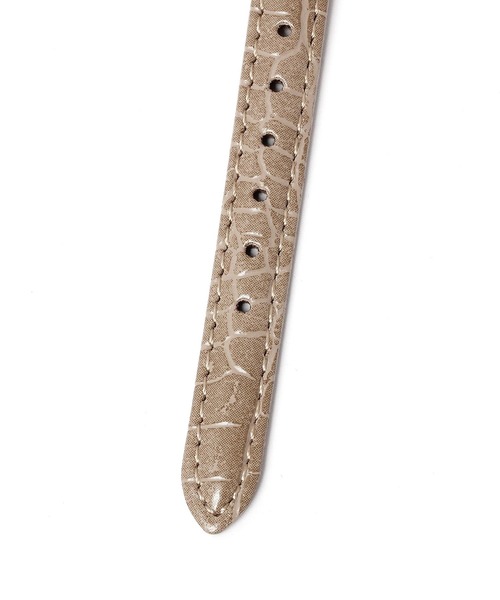 LEPSIM（レプシィム）の「ホソベルトウォッチ　176609（アナログ腕時計・レディース・ブラック/グレイッシュベージュ・ONE SIZE）」の10枚目の写真