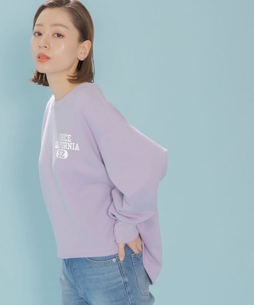 Champion(チャンピオン)の「『別注』Champion×Sonny Label ロゴスウェット(スウェット・レディース・ラベンダー/ネイビー/ホワイト/ホワイト系その他/グレー・FREE)」の5枚目の写真