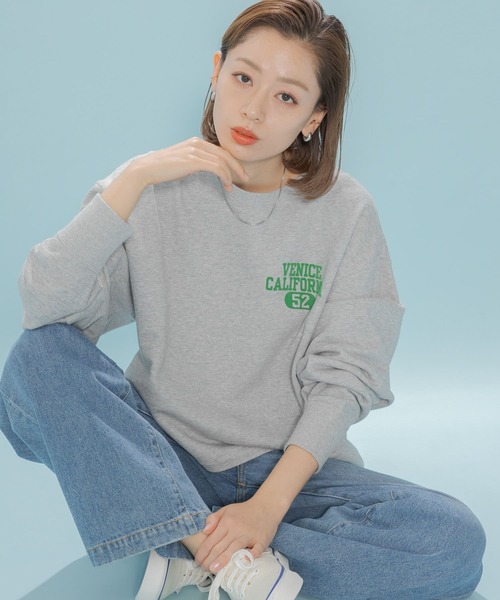 Champion(チャンピオン)の「『別注』Champion×Sonny Label ロゴスウェット(スウェット・レディース・ラベンダー/ネイビー/ホワイト/ホワイト系その他/グレー・FREE)」の4枚目の写真