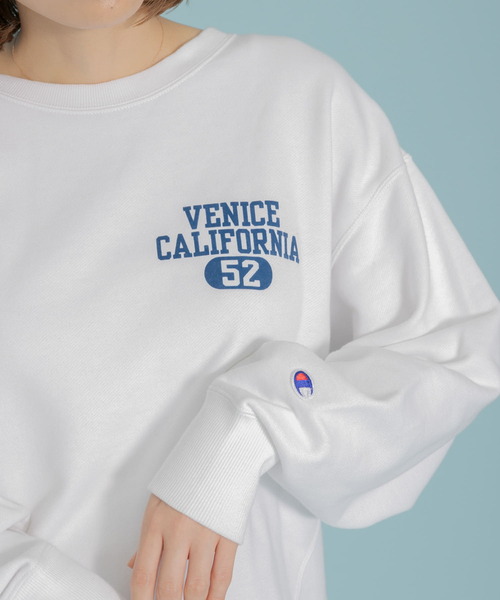 Champion(チャンピオン)の「『別注』Champion×Sonny Label ロゴスウェット(スウェット・レディース・ラベンダー/ネイビー/ホワイト/ホワイト系その他/グレー・FREE)」の6枚目の写真