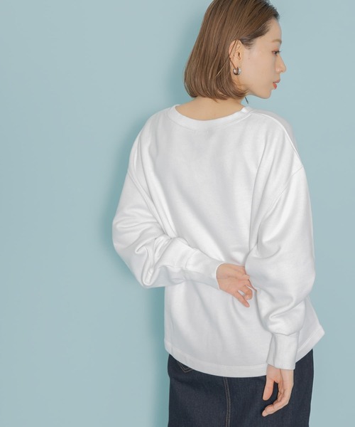 Champion(チャンピオン)の「『別注』Champion×Sonny Label ロゴスウェット(スウェット・レディース・ラベンダー/ネイビー/ホワイト/ホワイト系その他/グレー・FREE)」の10枚目の写真