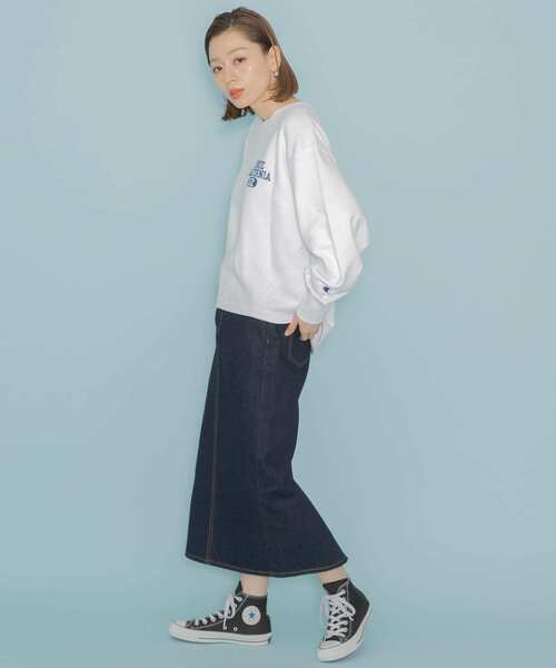 Champion(チャンピオン)の「『別注』Champion×Sonny Label ロゴスウェット(スウェット・レディース・ラベンダー/ネイビー/ホワイト/ホワイト系その他/グレー・FREE)」の13枚目の写真