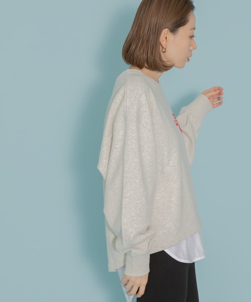 Champion(チャンピオン)の「『別注』Champion×Sonny Label ロゴスウェット(スウェット・レディース・ラベンダー/ネイビー/ホワイト/ホワイト系その他/グレー・FREE)」の19枚目の写真