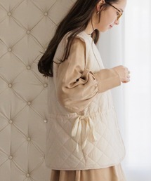 flower | キルティングリボンベスト(ベスト)