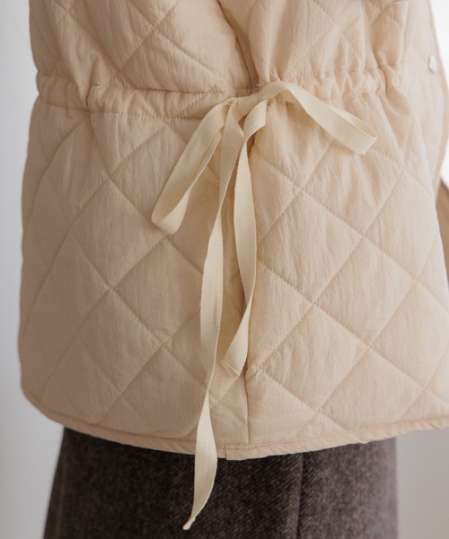 flower（フラワー）の「キルティングリボンベスト（ベスト・レディース・アイボリー・FREE）」の6枚目の写真