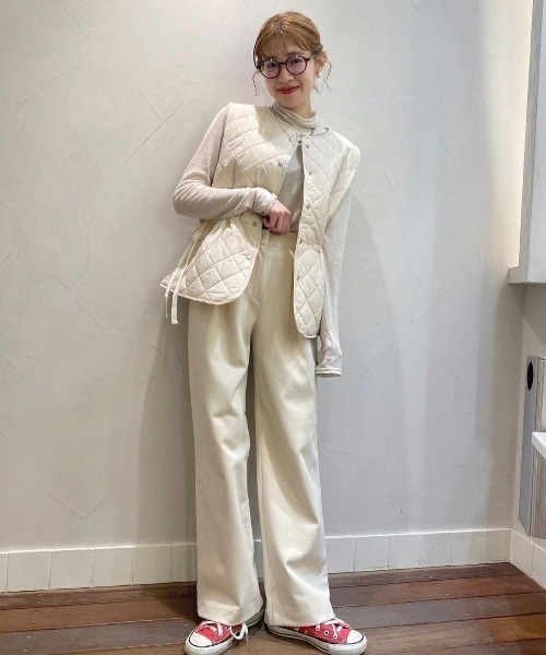 flower（フラワー）の「キルティングリボンベスト（ベスト・レディース・アイボリー・FREE）」の16枚目の写真