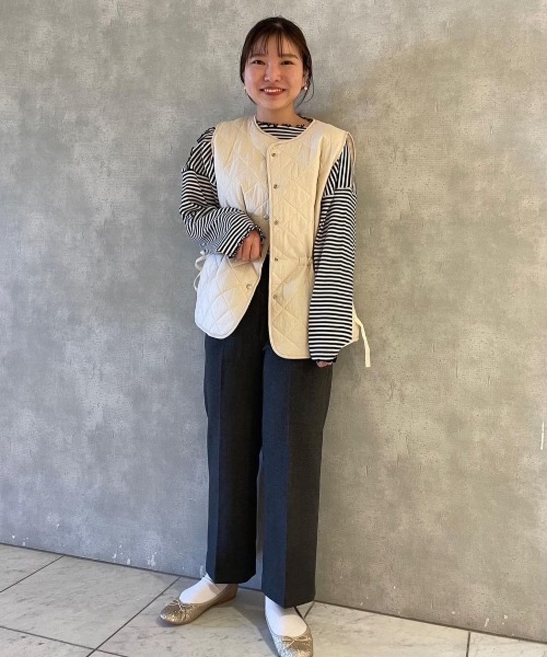 flower（フラワー）の「キルティングリボンベスト（ベスト・レディース・アイボリー・FREE）」の19枚目の写真