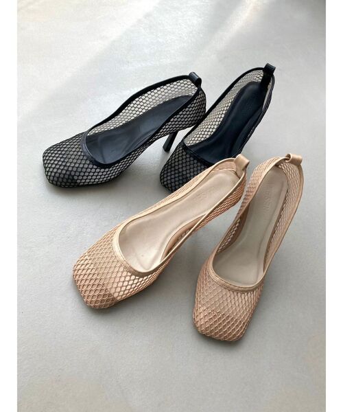RESEXXY（リゼクシー）の「ポイントメッシュパンプス（パンプス・レディース・ブラック/ベージュ・SMALL/MEDIUM/LARGE）」の15枚目の写真