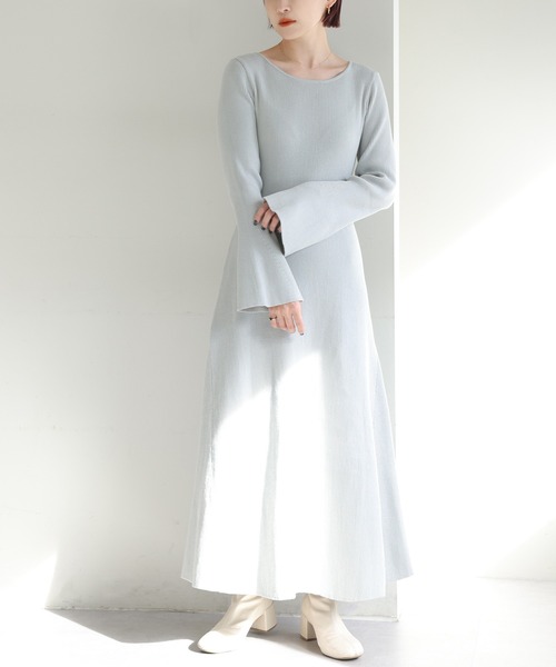 one after another NICE CLAUP（ワンアフターアナザーナイスクラップ）の「マルチウェイセットワンピース　2023SS（ワンピース・レディース・グレー/アイボリー/ピンク・FREE）」の13枚目の写真