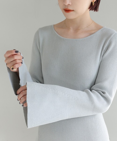 one after another NICE CLAUP（ワンアフターアナザーナイスクラップ）の「マルチウェイセットワンピース　2023SS（ワンピース・レディース・グレー/アイボリー/ピンク・FREE）」の15枚目の写真