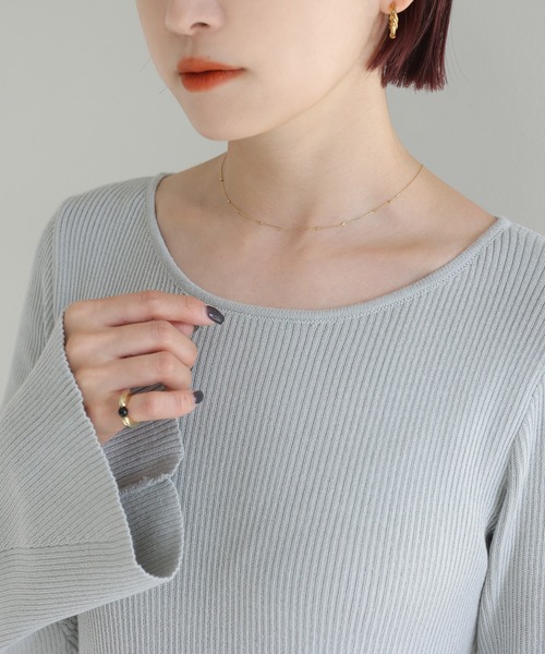 one after another NICE CLAUP（ワンアフターアナザーナイスクラップ）の「マルチウェイセットワンピース　2023SS（ワンピース・レディース・グレー/アイボリー/ピンク・FREE）」の16枚目の写真