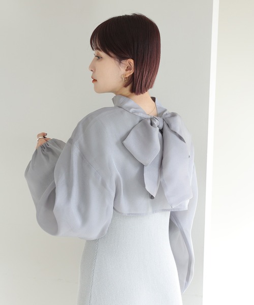 one after another NICE CLAUP（ワンアフターアナザーナイスクラップ）の「マルチウェイセットワンピース　2023SS（ワンピース・レディース・グレー/アイボリー/ピンク・FREE）」の9枚目の写真