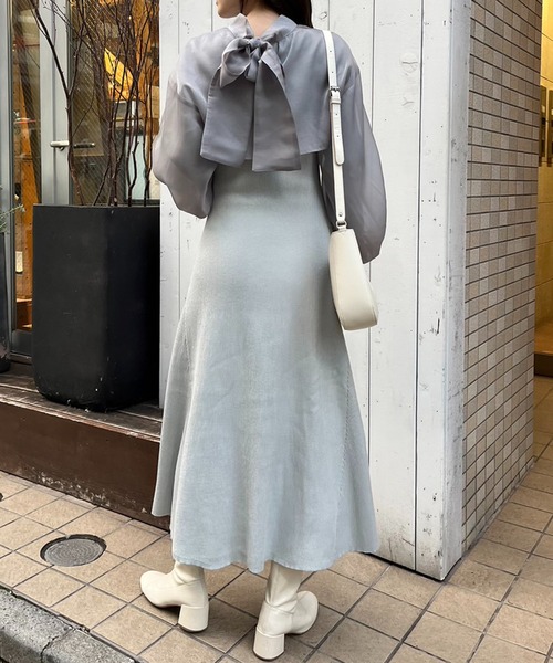 one after another NICE CLAUP（ワンアフターアナザーナイスクラップ）の「マルチウェイセットワンピース　2023SS（ワンピース・レディース・グレー/アイボリー/ピンク・FREE）」の21枚目の写真