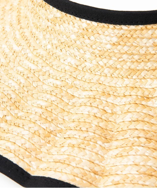 Casselini（キャセリーニ）の「Casselini(キャセリーニ)なみなみサンバイザー（ハット・レディース・ベージュ/ブラック・FREE）」の8枚目の写真