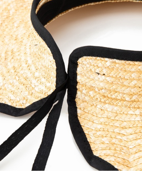 Casselini（キャセリーニ）の「Casselini(キャセリーニ)なみなみサンバイザー（ハット・レディース・ベージュ/ブラック・FREE）」の9枚目の写真