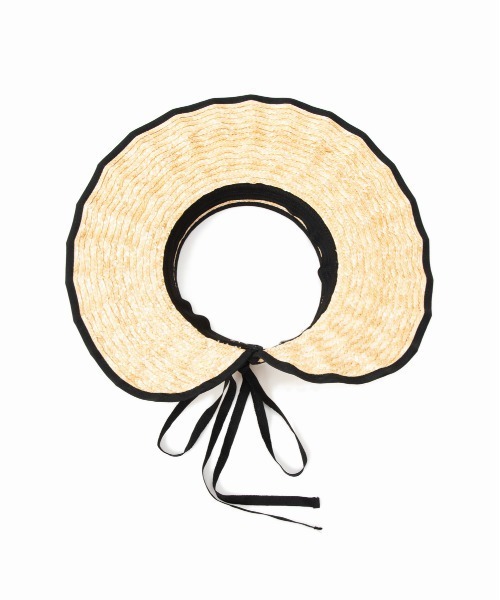 Casselini（キャセリーニ）の「Casselini(キャセリーニ)なみなみサンバイザー（ハット・レディース・ベージュ/ブラック・FREE）」の18枚目の写真