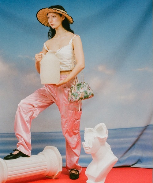 Casselini（キャセリーニ）の「Casselini(キャセリーニ)なみなみサンバイザー（ハット・レディース・ベージュ/ブラック・FREE）」の20枚目の写真