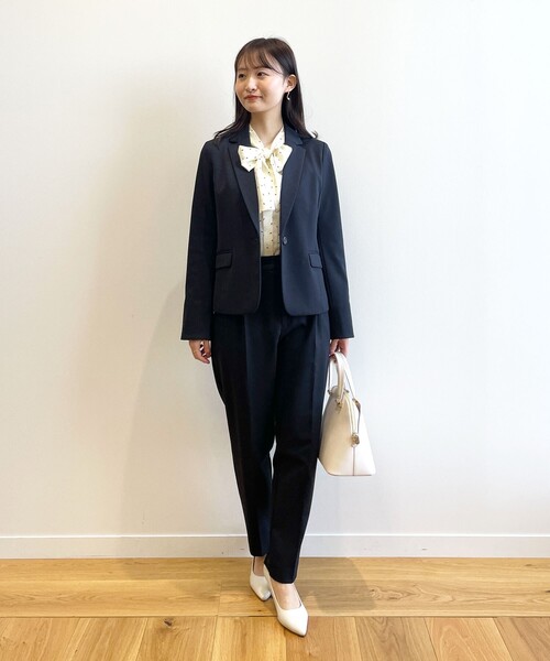 index（インデックス）の「◆タックスリーブ ボウタイブラウス【洗濯機洗い可】（シャツ/ブラウス・レディース・ライトグレー/ライトブルー/グリーン系/ホワイト系3・42/38/36/40）」の16枚目の写真