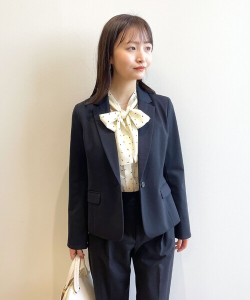 index（インデックス）の「◆タックスリーブ ボウタイブラウス【洗濯機洗い可】（シャツ/ブラウス・レディース・ライトグレー/ライトブルー/グリーン系/ホワイト系3・42/38/36/40）」の17枚目の写真