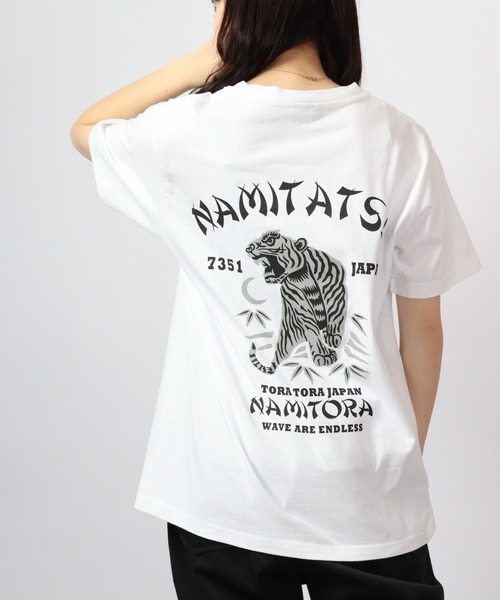 波達(NAMITATSU)(ナミタツ)の「波達(NAMITATSU) Namitora Tシャツ 半袖(Tシャツ/カットソー・メンズ・ホワイト/ブラック・M/L)」の22枚目の写真