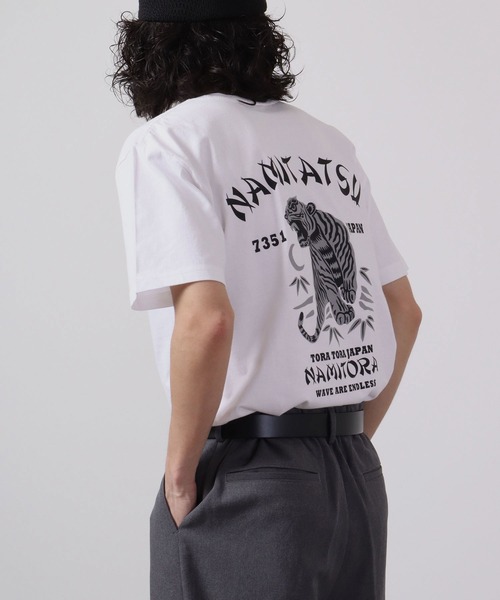 波達(NAMITATSU)(ナミタツ)の「波達(NAMITATSU) Namitora Tシャツ 半袖(Tシャツ/カットソー・メンズ・ホワイト/ブラック・M/L)」の12枚目の写真