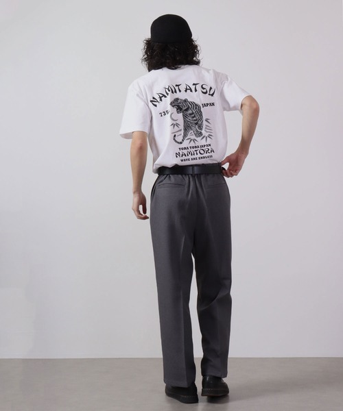 波達(NAMITATSU)(ナミタツ)の「波達(NAMITATSU) Namitora Tシャツ 半袖(Tシャツ/カットソー・メンズ・ホワイト/ブラック・M/L)」の14枚目の写真