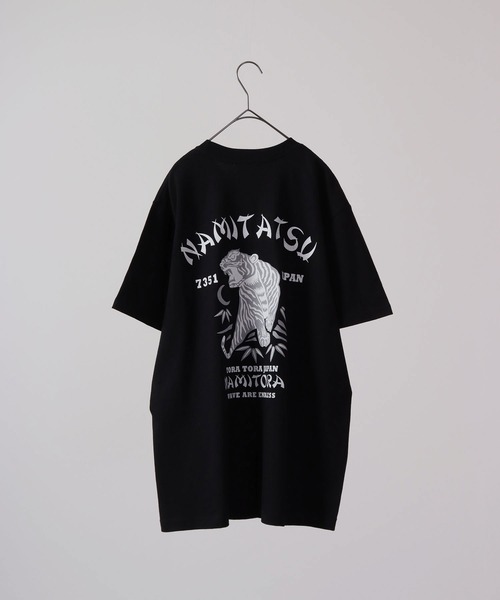 波達(NAMITATSU)(ナミタツ)の「波達(NAMITATSU) Namitora Tシャツ 半袖(Tシャツ/カットソー・メンズ・ホワイト/ブラック・M/L)」の8枚目の写真