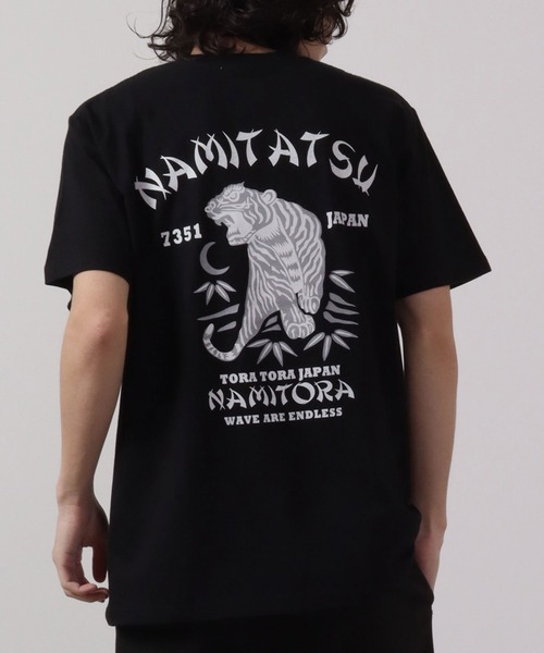 波達(NAMITATSU)(ナミタツ)の「波達(NAMITATSU) Namitora Tシャツ 半袖(Tシャツ/カットソー・メンズ・ホワイト/ブラック・M/L)」の16枚目の写真