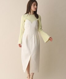 OPAQUE.CLIP | ジャカードキャミワンピース(ワンピース)