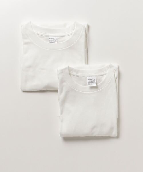 Healthknit(ヘルスニット)の「【Healthknit】HR2301M001 MILITARY 2PACK S/S TEES 2枚セット半袖Tシャツ 吸水速乾/抗菌防臭※(Tシャツ/カットソー・メンズ・グリーン/ブラウン/グレー/ホワイト/ブラック/ネイビー・M/XL/L)」の2枚目の写真